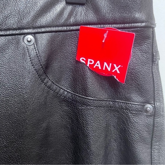 Spanx Leather-Like Skinny Ankle Pants Size XL NWT Brand New - Picture 4 of 10